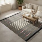 Handmade Handwoven Flatweave Cotton Dhurrie Rug – Reversible Panja Weave