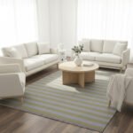 Cotton Panja Dhurrie Rug for Bedroom Cozy Decor