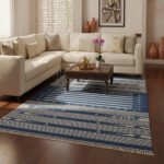 Exquisite Panja Art: Reversible Cotton Designer Dhurrie