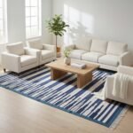 Cotton Panja Dhurrie Rug for Bedroom Cotton Floor Rug