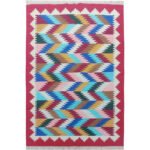 Urban Zen Flatweave: 100% Pure Cotton Hand-Made Rug - Image 2