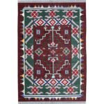 Aesthetic Earth: Hand-Loomed Cotton Rug for Boho Homes - Image 2