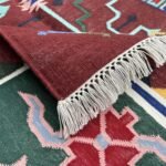 Aesthetic Earth: Hand-Loomed Cotton Rug for Boho Homes - Image 3