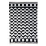 Traditional Indian Artisan-Made Cotton Rug - Image 2