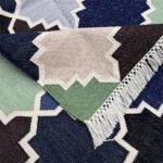 Dust-Resistant Flatweave: Hand-Made Panja Cotton Dhurrie - Image 3