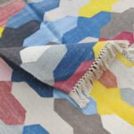 Grandeur Panja: Oversized Reversible Cotton Floor Art panja durry - Image 3