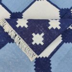 The Architect’s Choice: Hand-Woven Cotton Flatweave rug. - Image 3