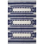 Heritage Flatweave: Hand-Woven Cotton rug. - Image 2