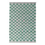 Cotton Panja Dhurrie Rug for Coffee Table Area, Indoor Outdoor Flatweave - Image 2