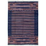 Handwoven Cotton Panja Dhurrie Rug for Living Room Bedroom, Reversible Flatweave - Image 2