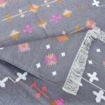 Symmetry in Cotton: Reversible Artisan Panja Dhurrie - Image 3