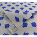 Handmade Cotton Flatweave Rug, Panja Dhurrie Reversible Indoor Outdoor - Image 3