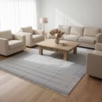 Cotton Panja Dhurrie Rug for Living Room Family Decor