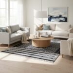 Handmade Indian Cotton Dhurrie Rug for Living Room Decor