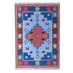 Eco-Friendly Hand-Made Cotton Dhurrie - Image 2