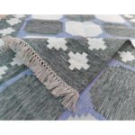 Handwoven Cotton Panja Dhurrie Rug for Coffee Table & Sofa Area - Image 3