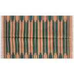 Handcrafted Cotton Panja Dhurrie Rug, Traditional Flatweave Reversible - Image 3