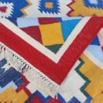 Cotton Panja Dhurrie Rug for Center Table Area Decor - Image 3