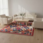 Cotton Panja Dhurrie Rug for Center Table Home Styling