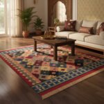 Cultural Heritage Hand-Woven Reversible Rug