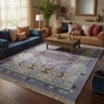 Modern Handmade Reversible Cotton Rug