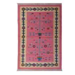 Cotton Panja Dhurrie Rug for Living Room Interior Design - Image 2