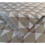 Indian Cotton Panja Dhurrie Rug for Dining Table Floor Area - Image 3