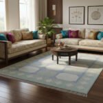 Cotton Panja Dhurrie Rug for Living Room & Hall Area