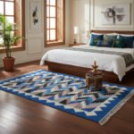 Designer Flatwoven Cotton Area Rug – Hand-Made