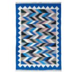 Designer Flatwoven Cotton Area Rug – Hand-Made - Image 2