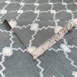 Cotton Panja Dhurrie Rug for Large Hall Cotton Rug - Image 3