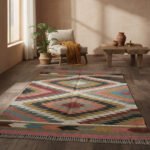 Handmade Handwoven Wool & Jute Kilim Dhurrie Rugs