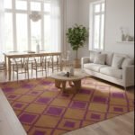 Cotton Panja Dhurrie Rug for Living Room & Bedroom Decor