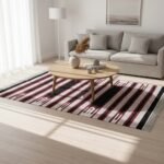 Traditional Panja Cotton Dhurrie Rug, Handwoven Reversible Flatweave