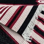 Traditional Panja Cotton Dhurrie Rug, Handwoven Reversible Flatweave - Image 3