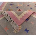 Cotton Panja Dhurrie Rug for Living Room & Entryway - Image 3