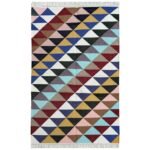 Natural Cotton Panja Dhurrie Rug, Handmade Indian Flatweave - Image 2
