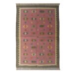 Cotton Panja Dhurrie Rug for Dining Room & Hallway - Image 2