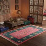 Handmade Cotton Panja Dhurrie Rug for Living Room Modern Decor