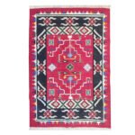 Elite Hand-Loomed Pure Cotton Rug – Reversible Elegance - Image 2
