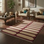 Warm & Earthy Hand-Woven Artisan Cotton Dhurrie