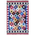 Handwoven Cotton Panja Dhurrie Rug for Living Room Home Decor - Image 2