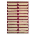 Warm & Earthy Hand-Woven Artisan Cotton Dhurrie - Image 2