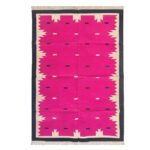 Soothing Pastel Artisan Cotton Flatweave for Bedrooms - Image 2