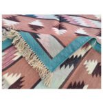 Cotton Panja Dhurrie Rug for Coffee Table Living Room - Image 3
