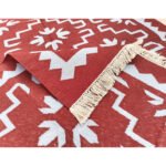 Bohemian Soul Hand-Made Reversible Cotton Dhurrie - Image 3