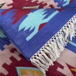 Cotton Panja Dhurrie Rug for Dining Room & Seating Area - Image 3