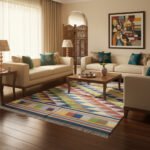 Eclectic Artisan Reversible Rug – 100% Pure Cotton