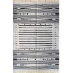 Cotton Panja Dhurrie Rug for Center Table Floor Rug - Image 2