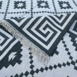 Cotton Panja Dhurrie Rug for Big Hall Interior Carpet - Image 3